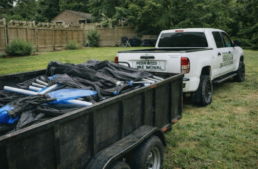 Trampoline Removal & Disassembly